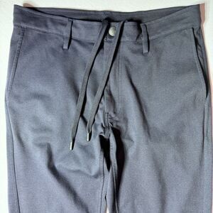 Good Man Brand Mens Comfort Casual Stretch Chino Pant Drawstring Navy Blue 32x29